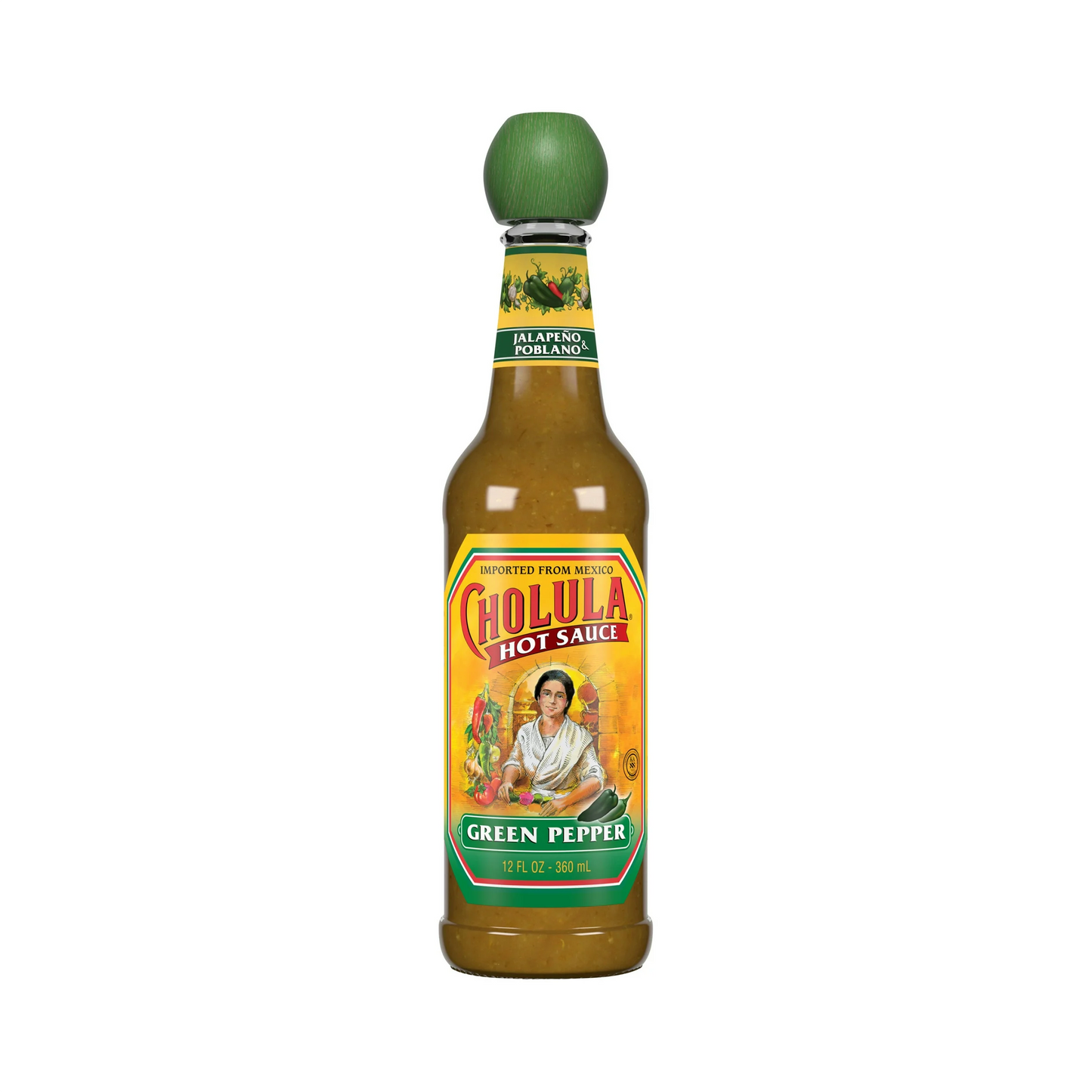 Cholula Green Pepper Hot Sauce – 150 mL