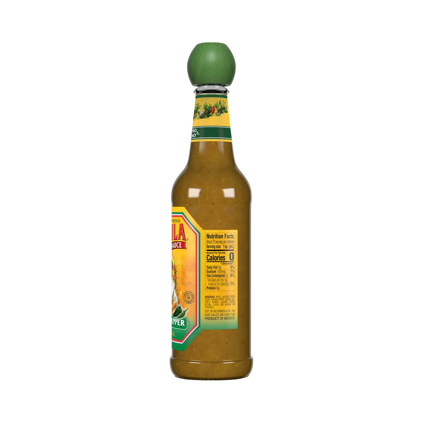 Cholula Green Pepper Hot Sauce – 150 mL