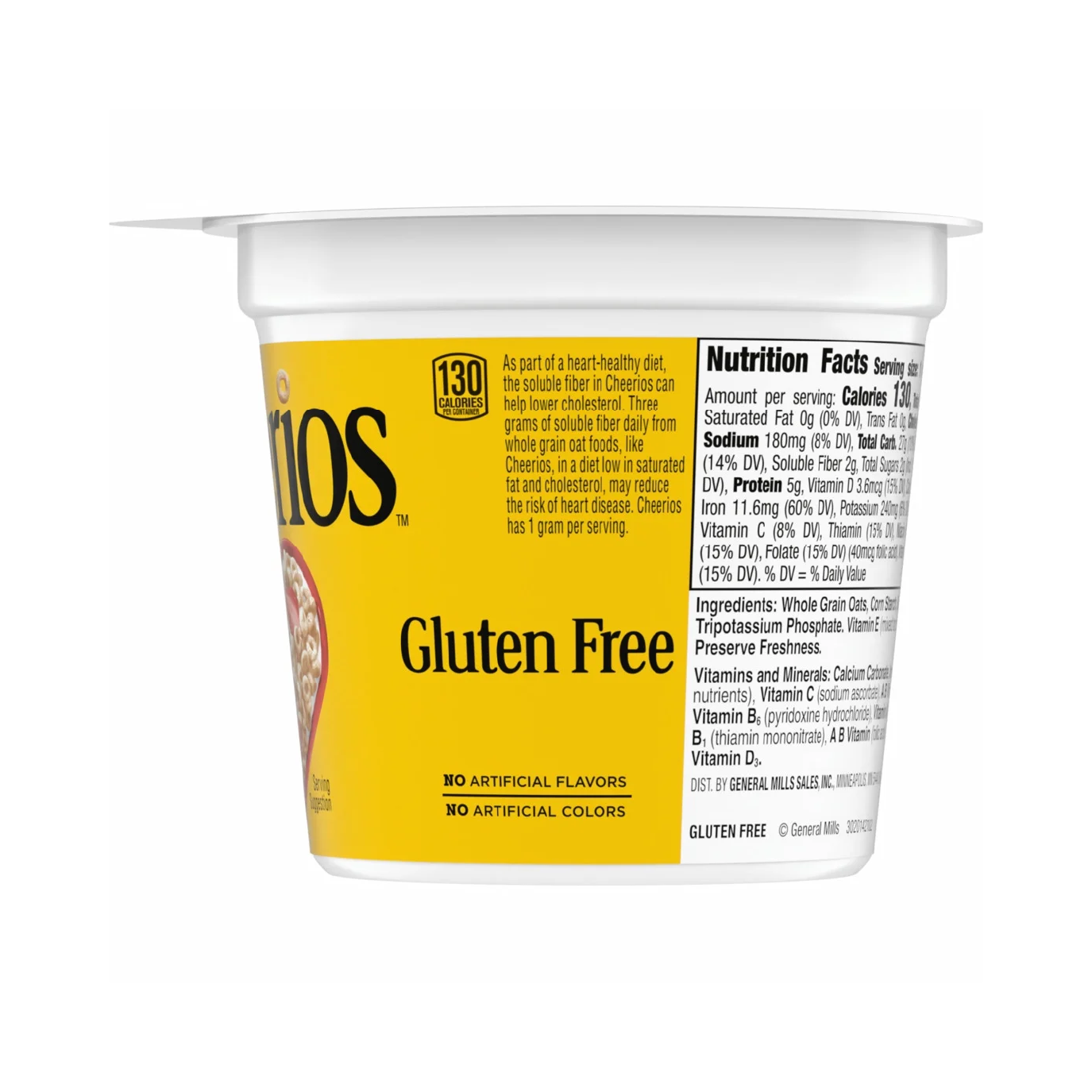 General Mills Cheerios Breakfast Cereal Cup – 36 g