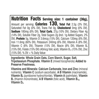 General Mills Cheerios Breakfast Cereal Cup – 36 g