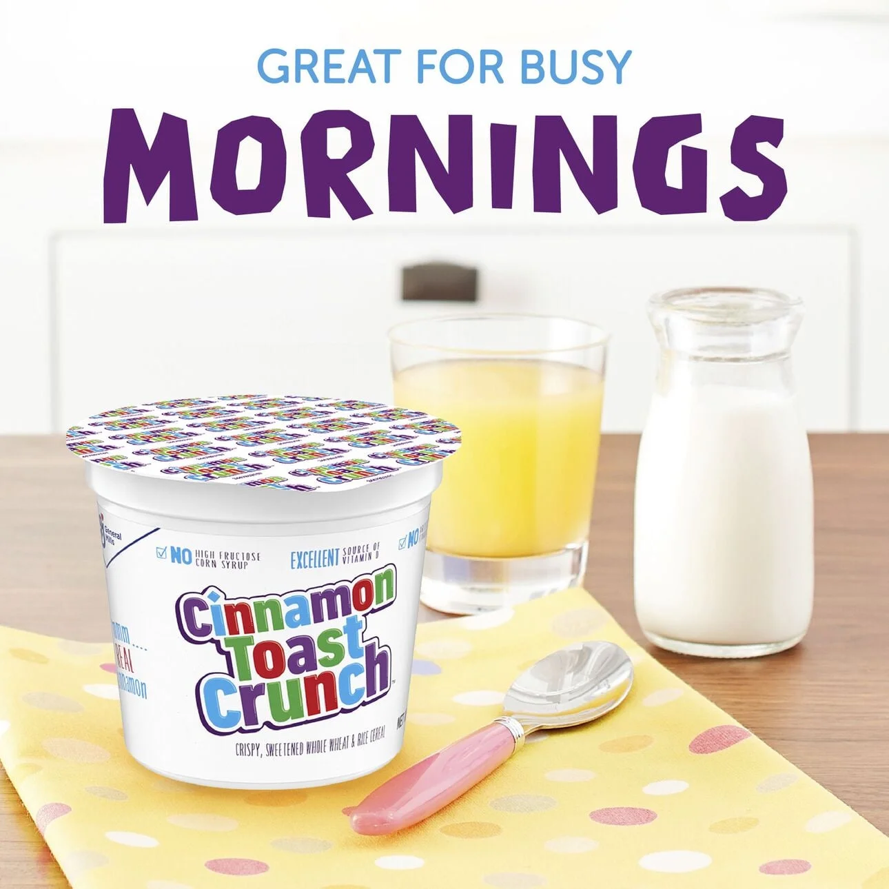General Mills Cinnamon Toast Crunch Breakfast Cereal Cup – 56 g