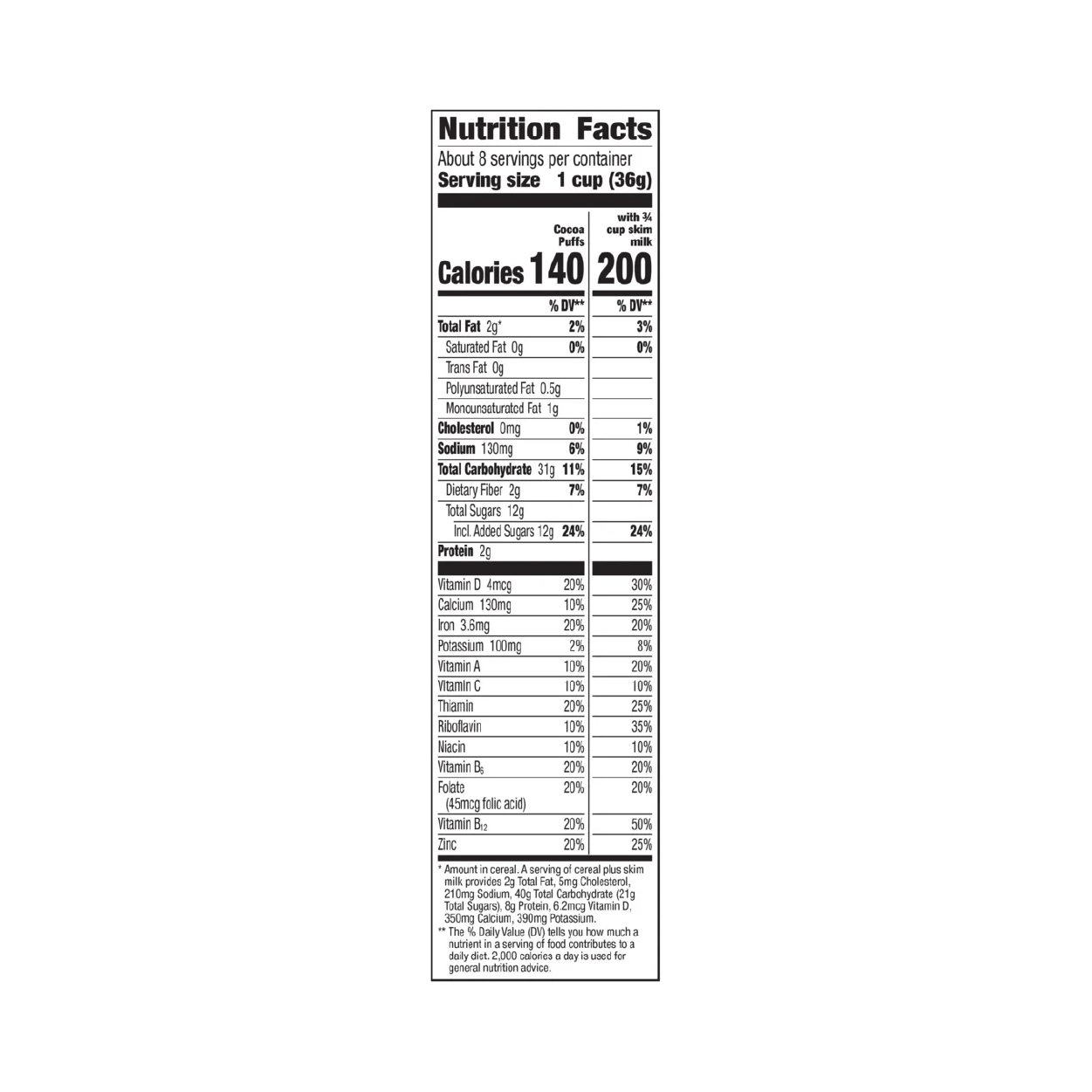 General Mills Cocoa Puffs Breakfast Cereal – 294 g