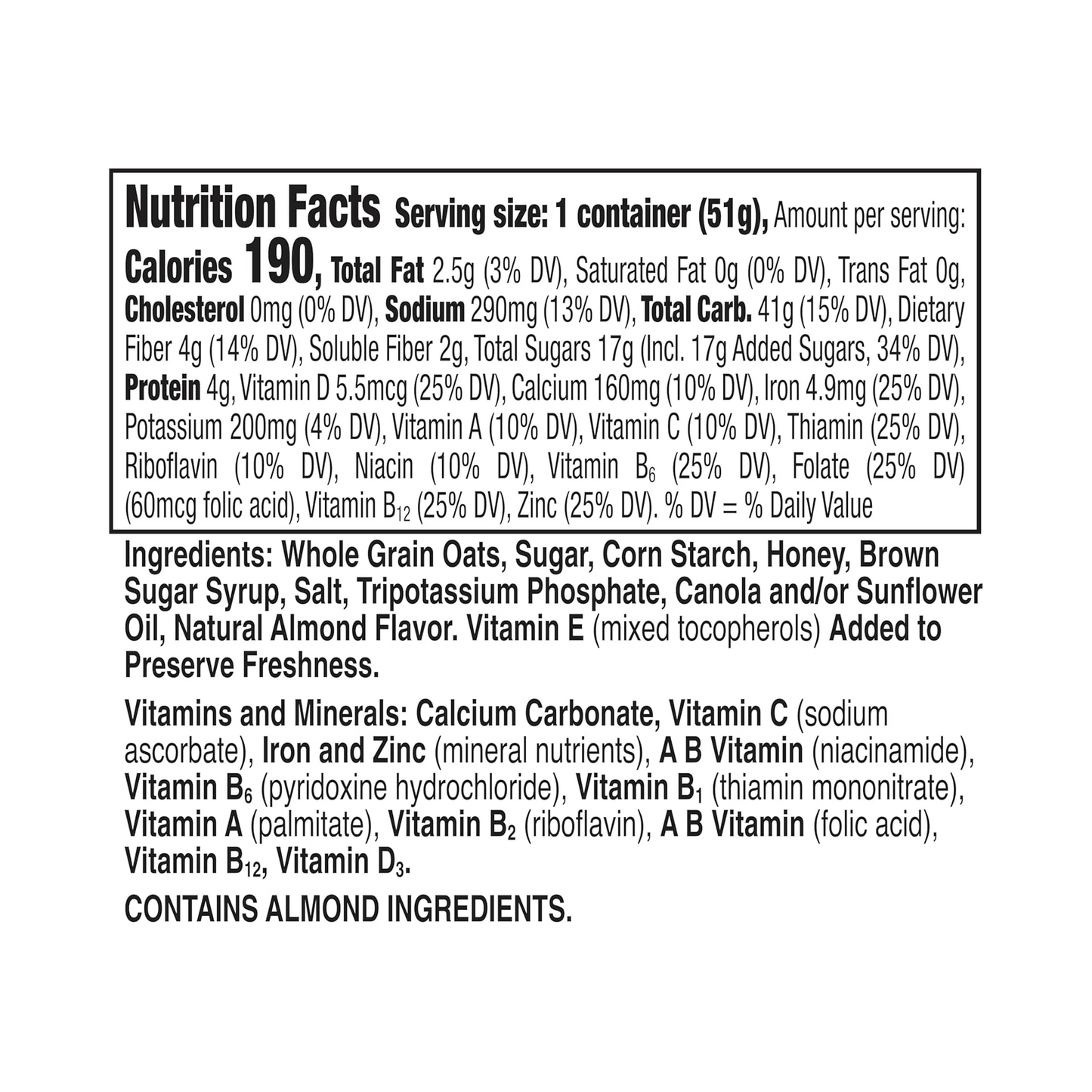 General Mills Honey Nut Cheerios Breakfast Cereal Cup – 51 g