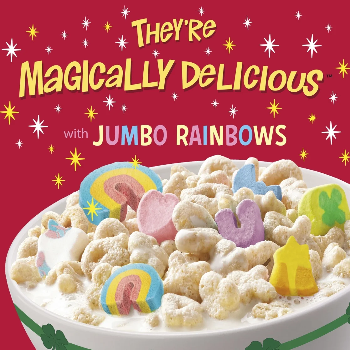 General Mills Lucky Charms Breakfast Cereal with Marshmallows – 297 g