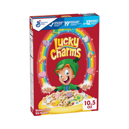 General Mills Lucky Charms Breakfast Cereal with Marshmallows – 297 g