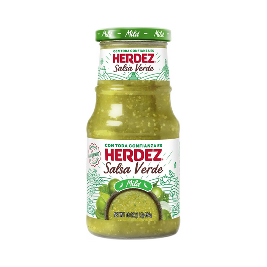 HERDEZ Salsa Verde Mild, Tortilla Chip Dip – 454 g