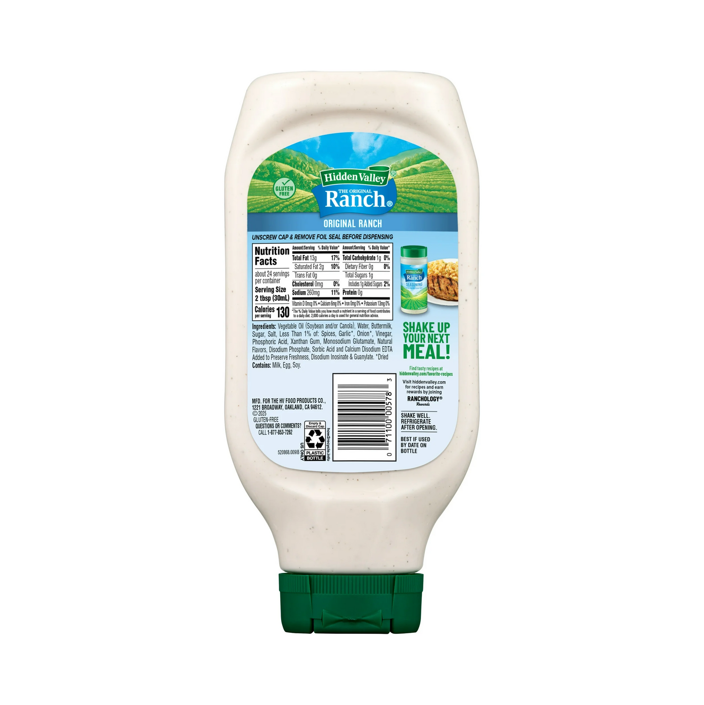 Hidden Valley Original Ranch Dressing – 709 mL