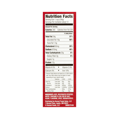 Hormel Mary Kitchen Corned Beef Hash – 397 g