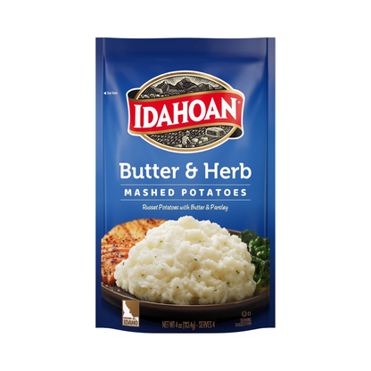 Idahoan Butter & Herb Mashed Potatoes – 113.4 g