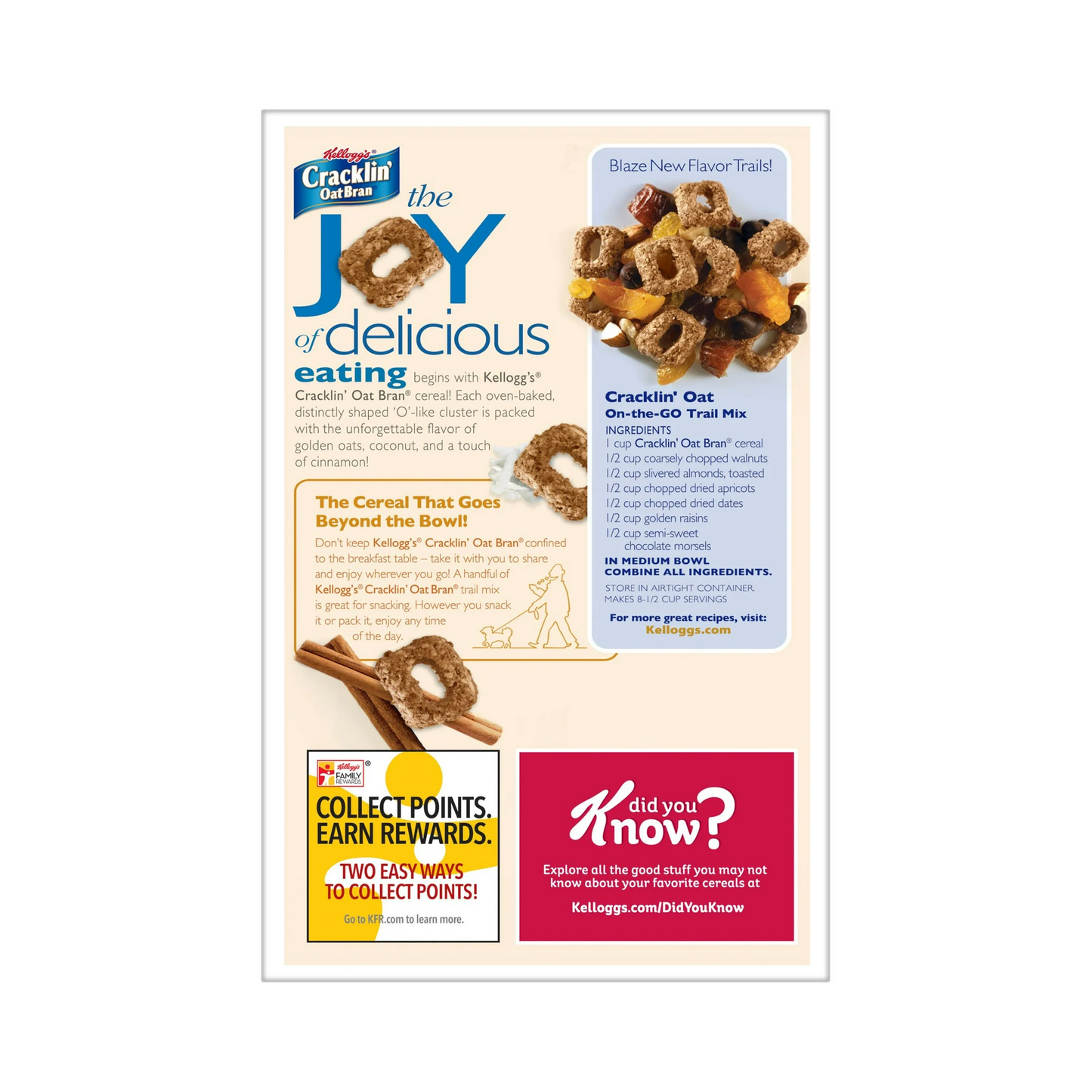 Kellogg's Cracklin' Oat Bran Breakfast Cereal – 467 g