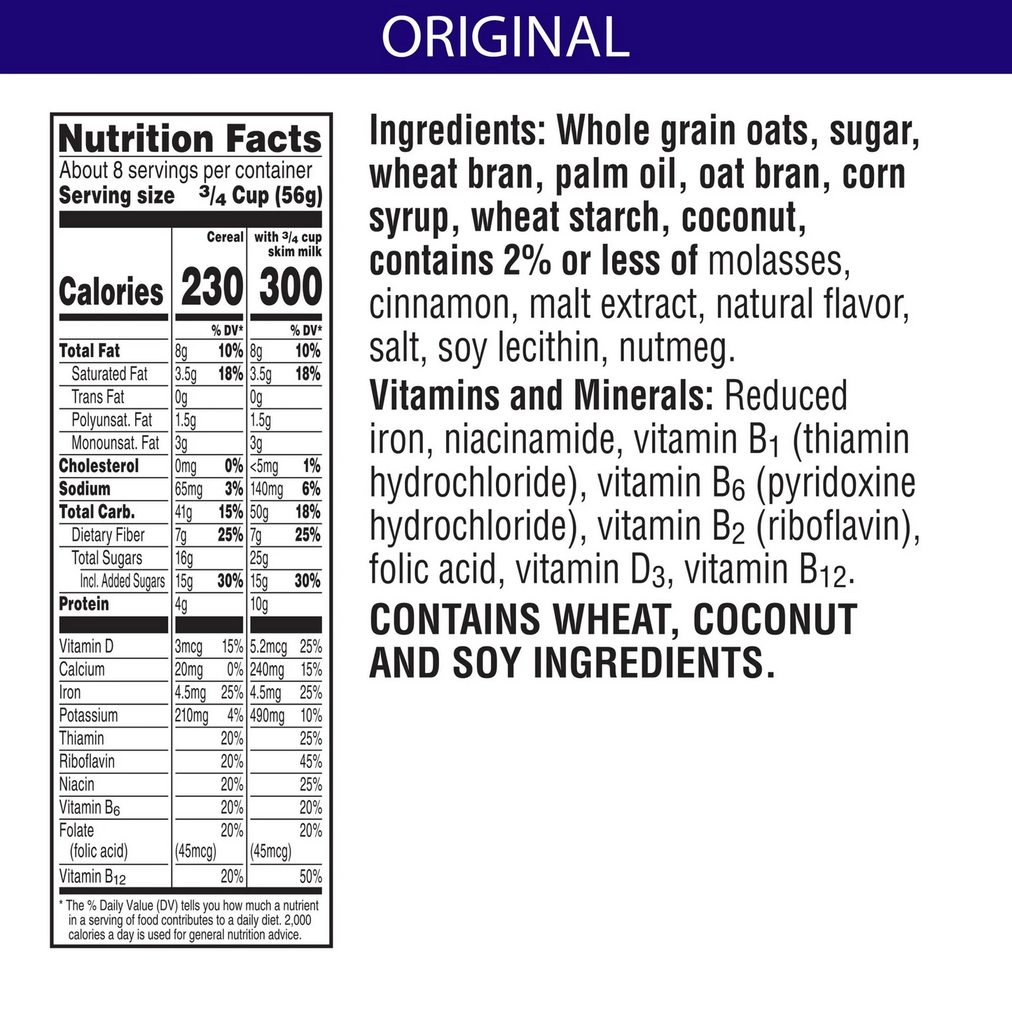 Kellogg's Cracklin' Oat Bran Breakfast Cereal – 467 g