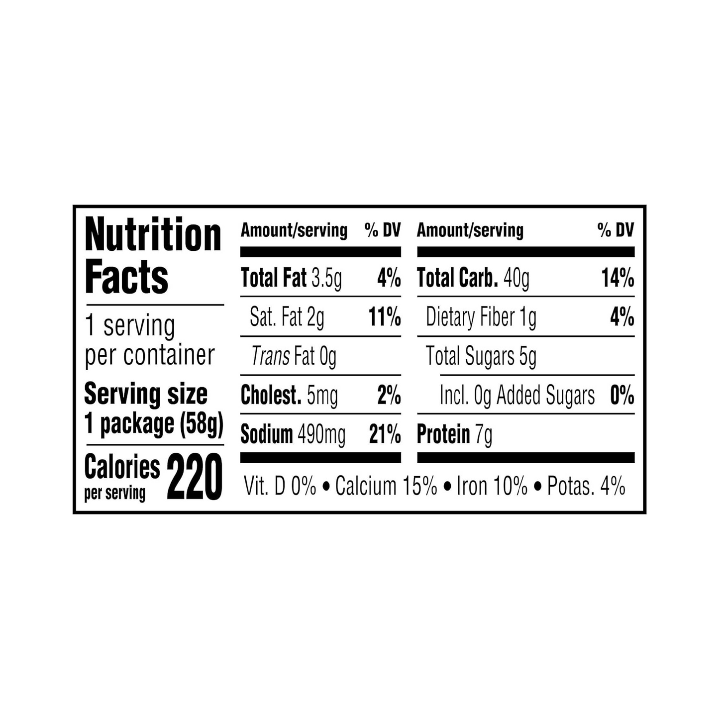 Kraft Original Mac N Cheese Dinner Cup – 58 g