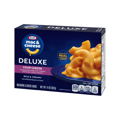Kraft Deluxe Four Cheese Mac N Cheese Dinner – 397 g
