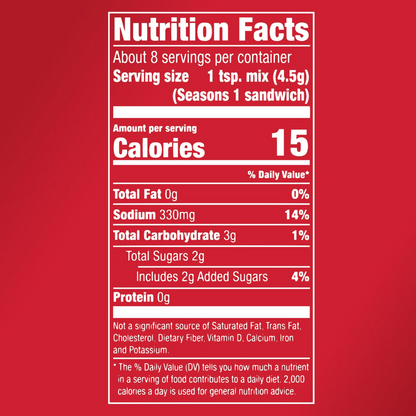 McCormick Sloppy Joes Seasoning Mix – 37 g