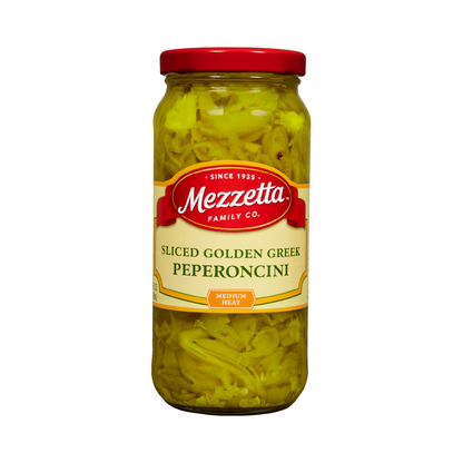 Mezzetta Sliced Golden Greek Peperoncini – 473 mL
