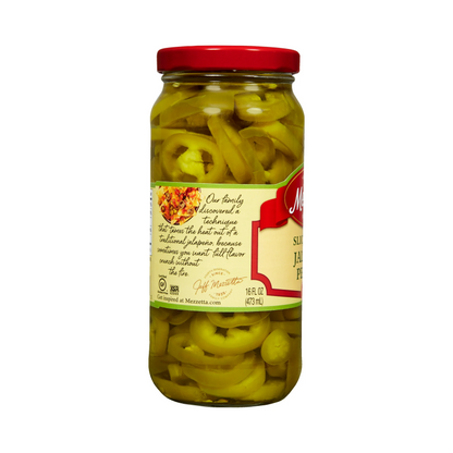 Mezzetta Sliced Tamed Jalapeno Peppers – 473 mL