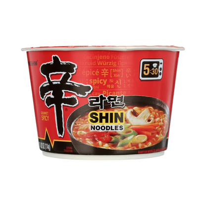 Nongshim Shin Ramyun Spicy Beef Ramen Noodle Soup Cup – 114 g