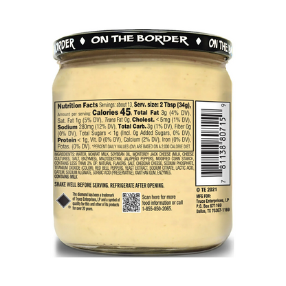 On the Border Monterey Jack Queso – 439 g