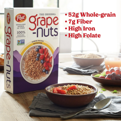 Post Grape Nuts Original Breakfast Cereal – 822 g