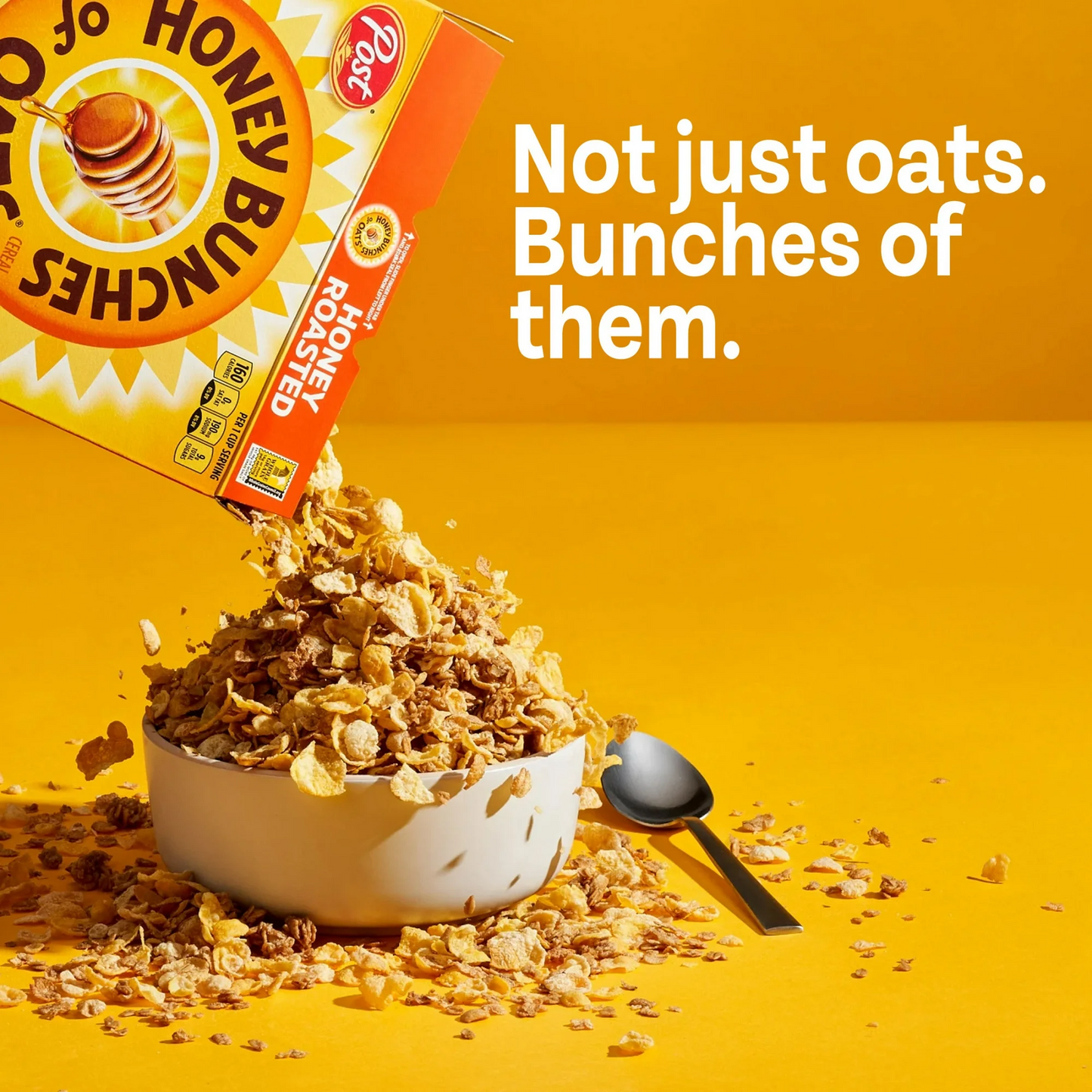 Post Honey Bunches of Oats Honey Roasted Breakfast Cereal – 340 g