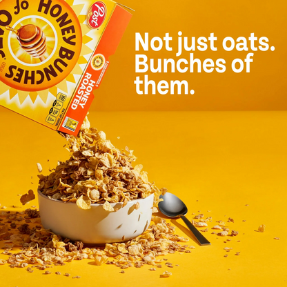 Post Honey Bunches of Oats Honey Roasted Breakfast Cereal – 340 g