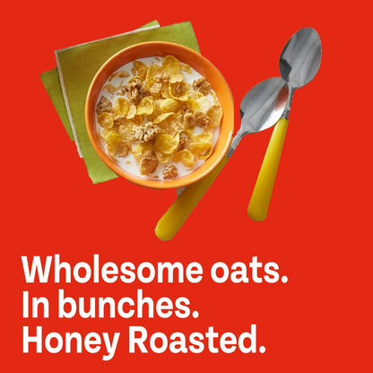 Post Honey Bunches of Oats Honey Roasted Breakfast Cereal – 340 g