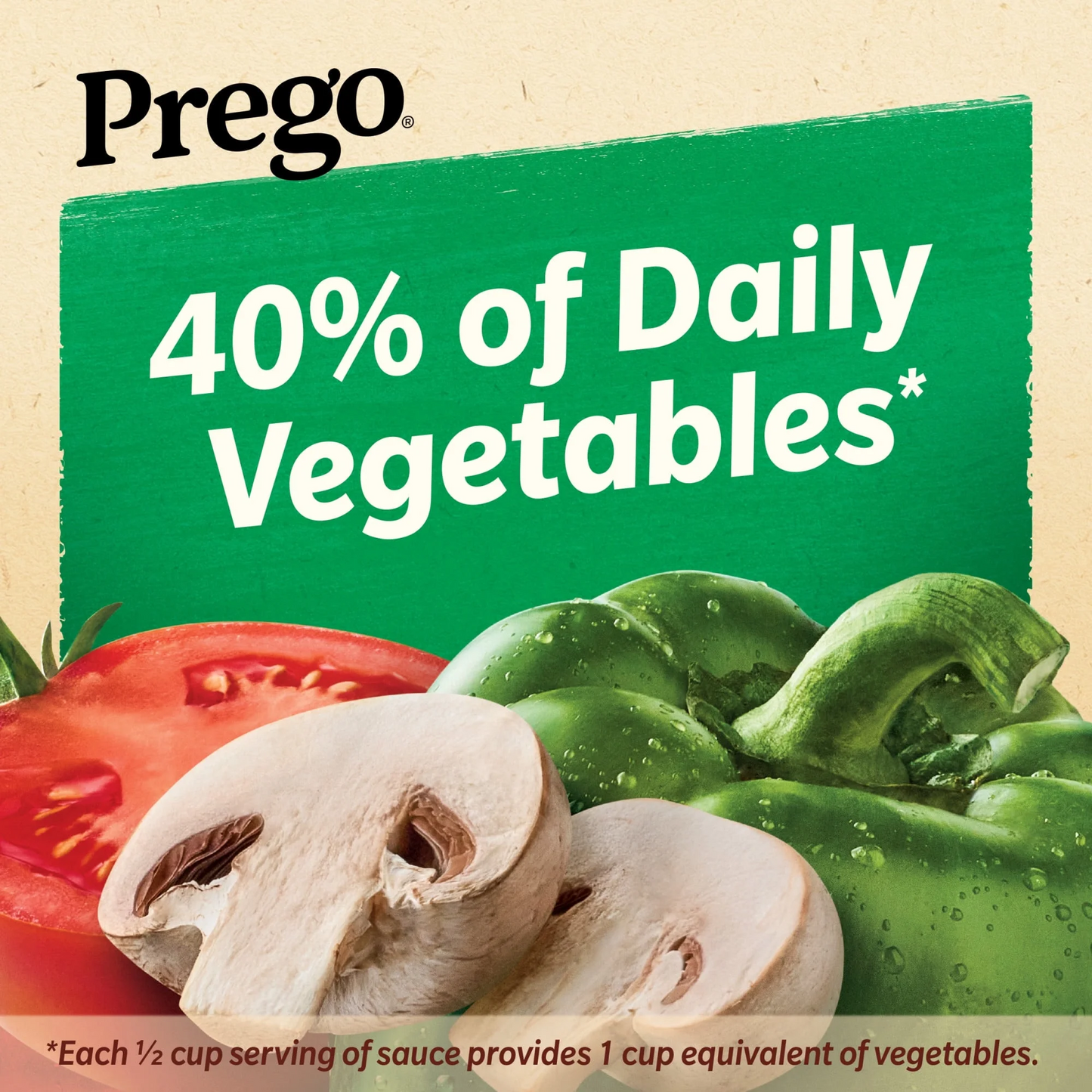 Prego Chunky Mushroom & Green Pepper Pasta Sauce – 673 g