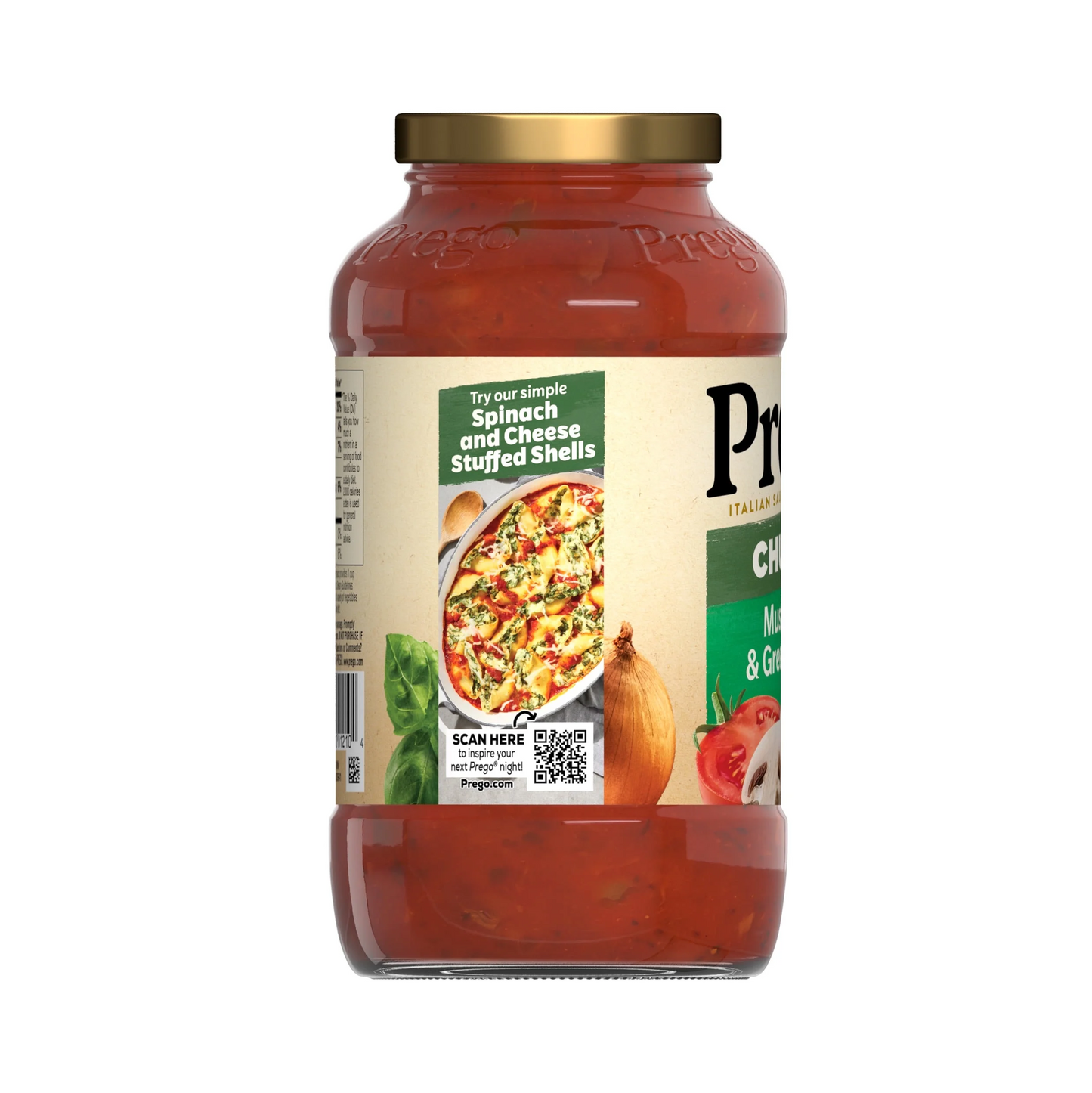 Prego Chunky Mushroom & Green Pepper Pasta Sauce – 673 g