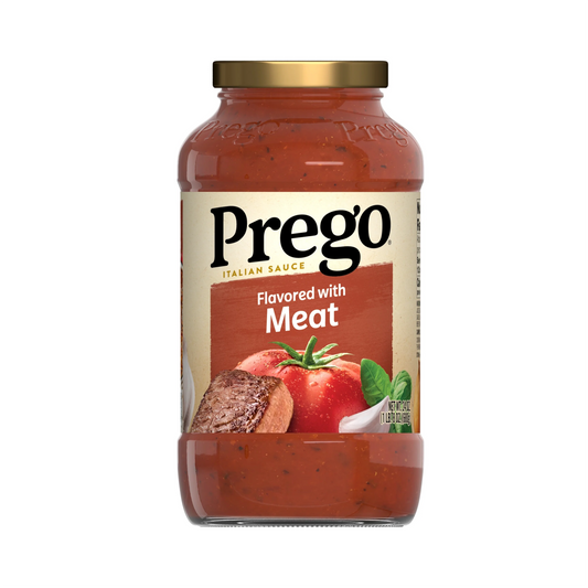 Prego Italian Tomato Pasta Sauce Flavored with Meat – 680 g