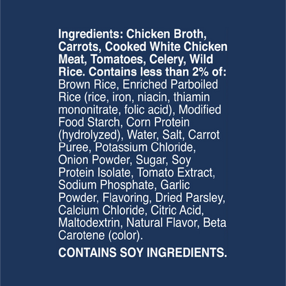 Progresso Traditional Chicken & Wild Rice Soup – 538 g