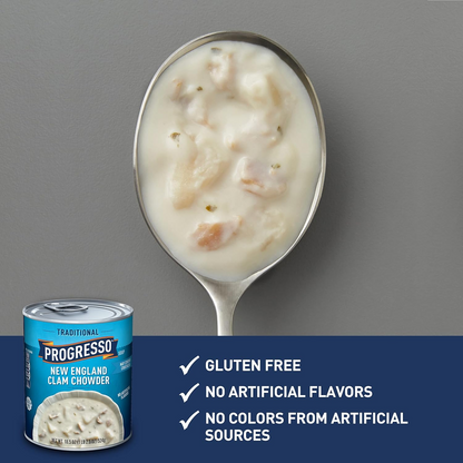 Progresso Traditional New England Clam Chowder Soup – 524 g