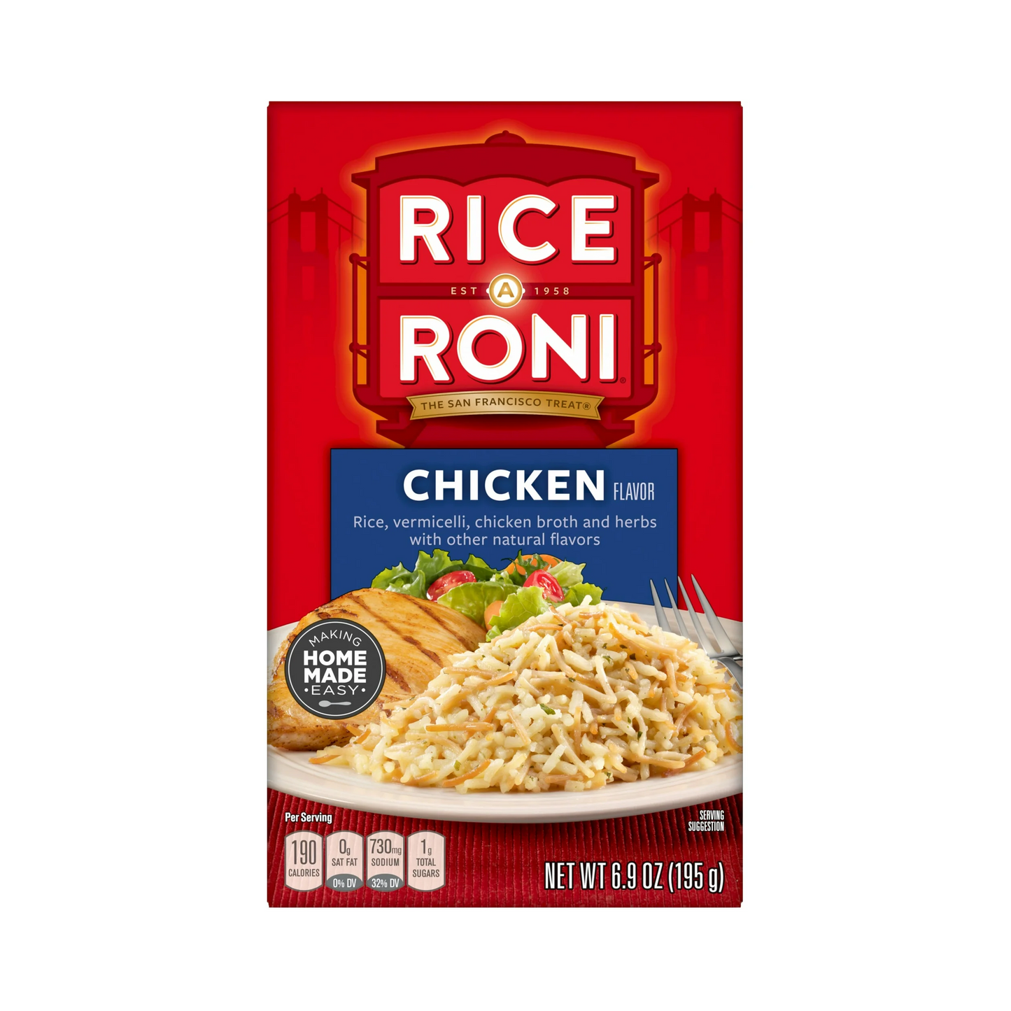 Rice-A-Roni Chicken Flavor Rice & Vermicelli Mix – 195 g