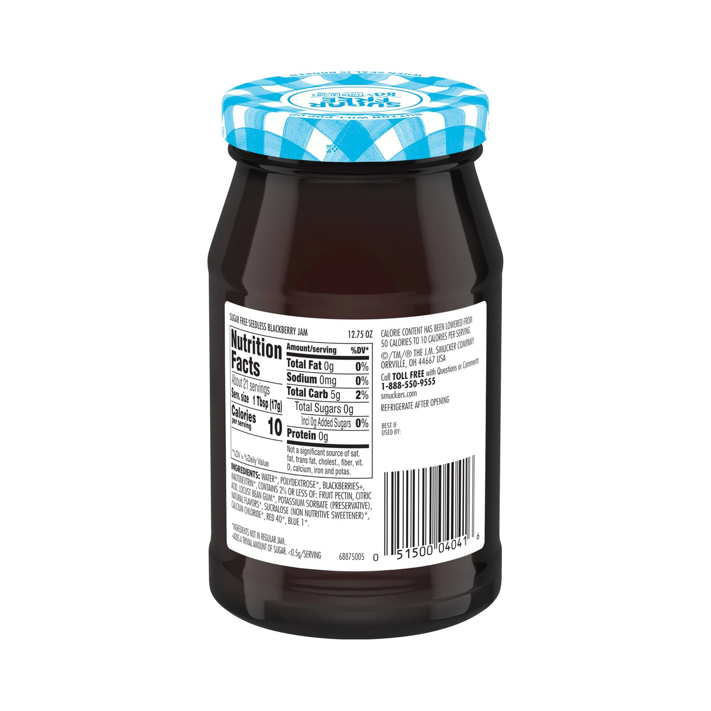 Smucker's Sugar Free Seedless Blackberry Jam – 361.5 g