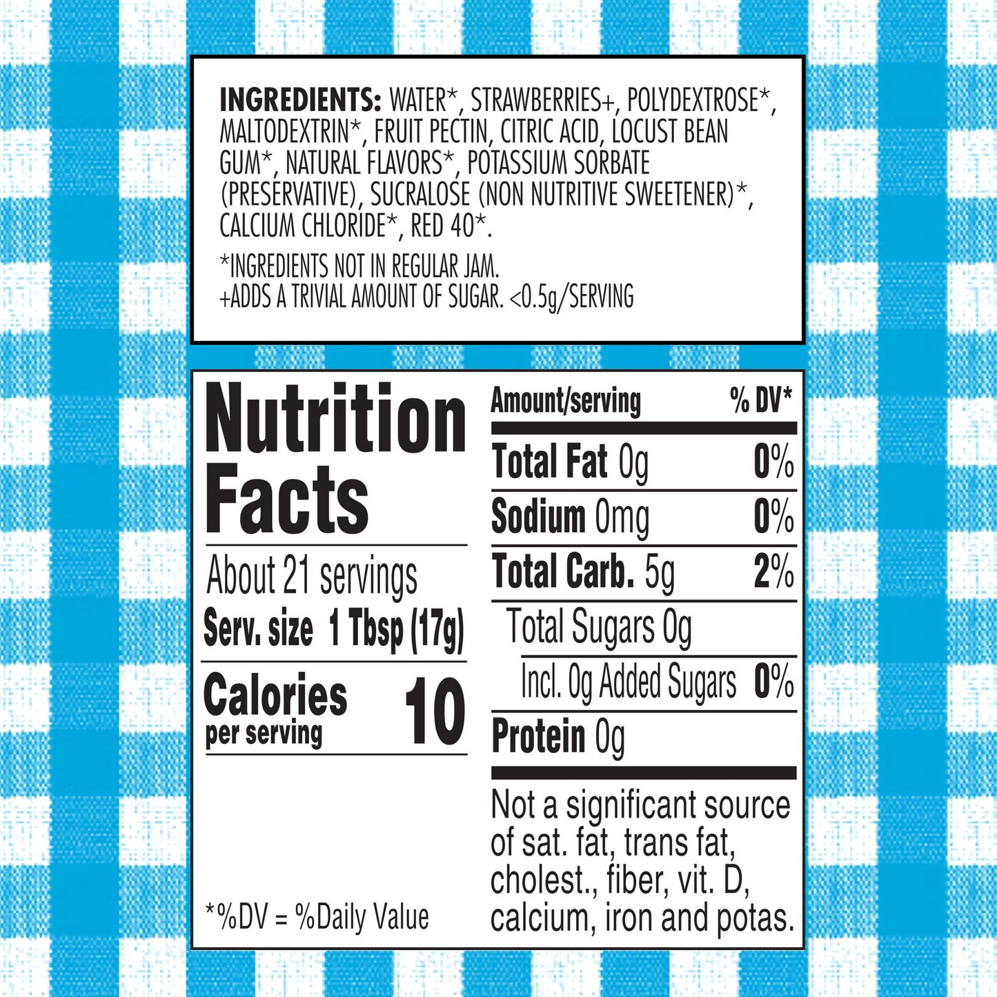 Smucker's Sugar Free Seedless Strawberry Jam – 361.5 g