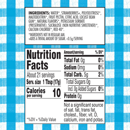 Smucker's Sugar Free Seedless Strawberry Jam – 361.5 g