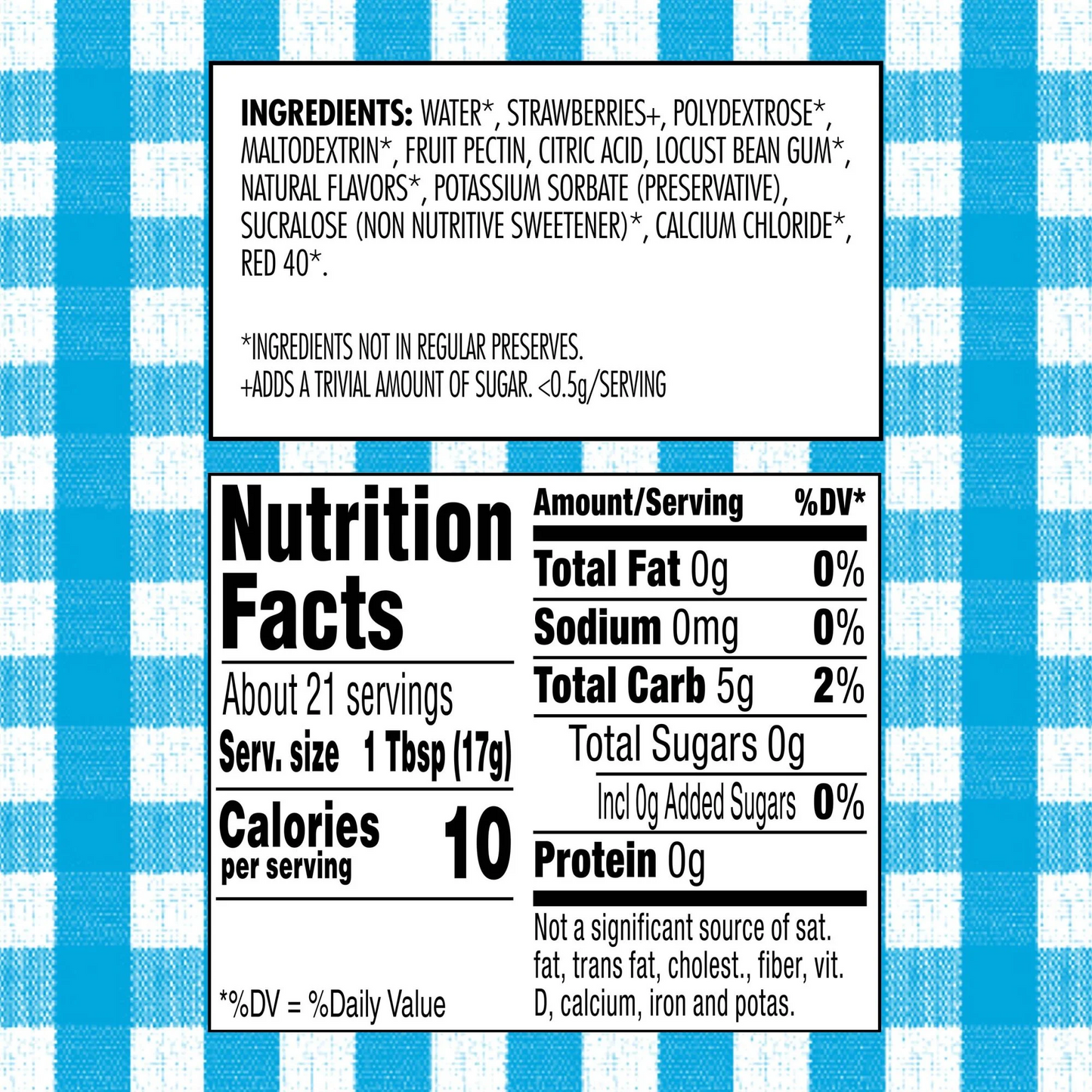 Smucker's Sugar Free Strawberry Preserves – 361.5 g