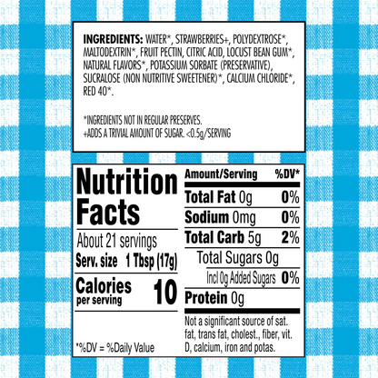 Smucker's Sugar Free Strawberry Preserves – 361.5 g