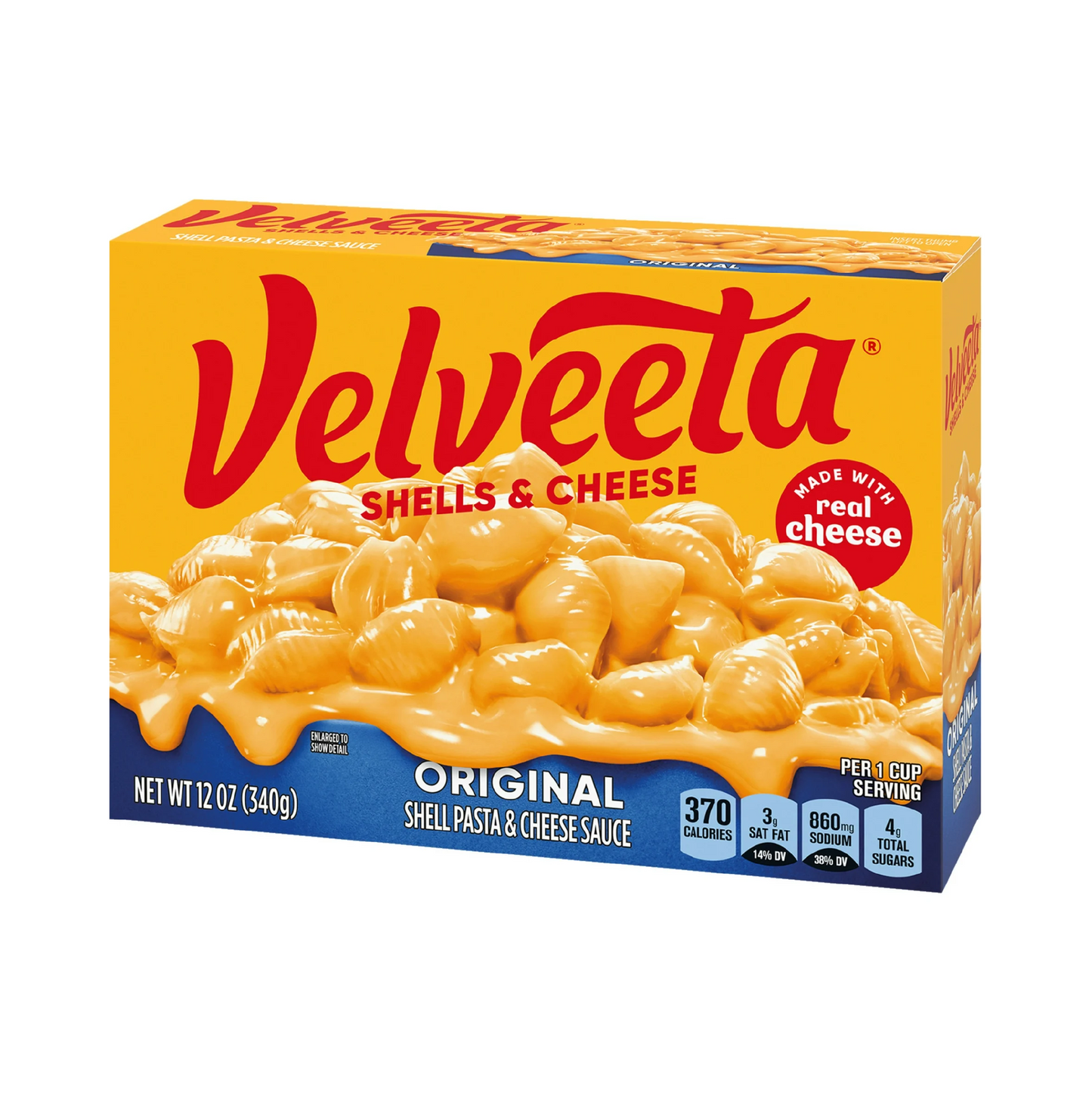 Velveeta Shells & Cheese Original Mac N Cheese Dinner – 340 g