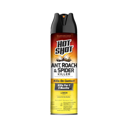 Hot Shot Ant, Roach & Spider Killer Lemon – 496 g