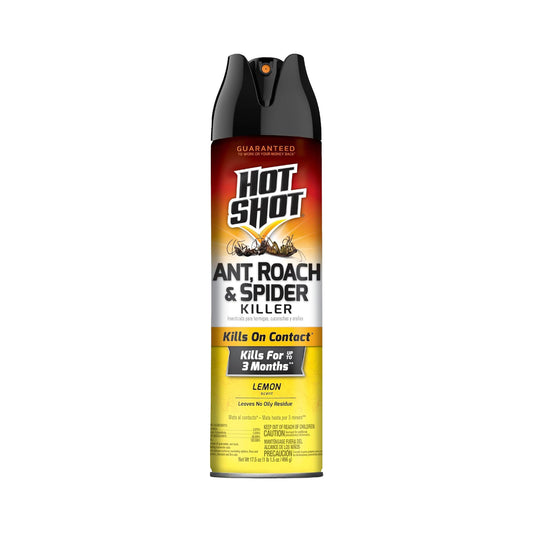 Hot Shot Ant, Roach & Spider Killer Lemon – 496 g