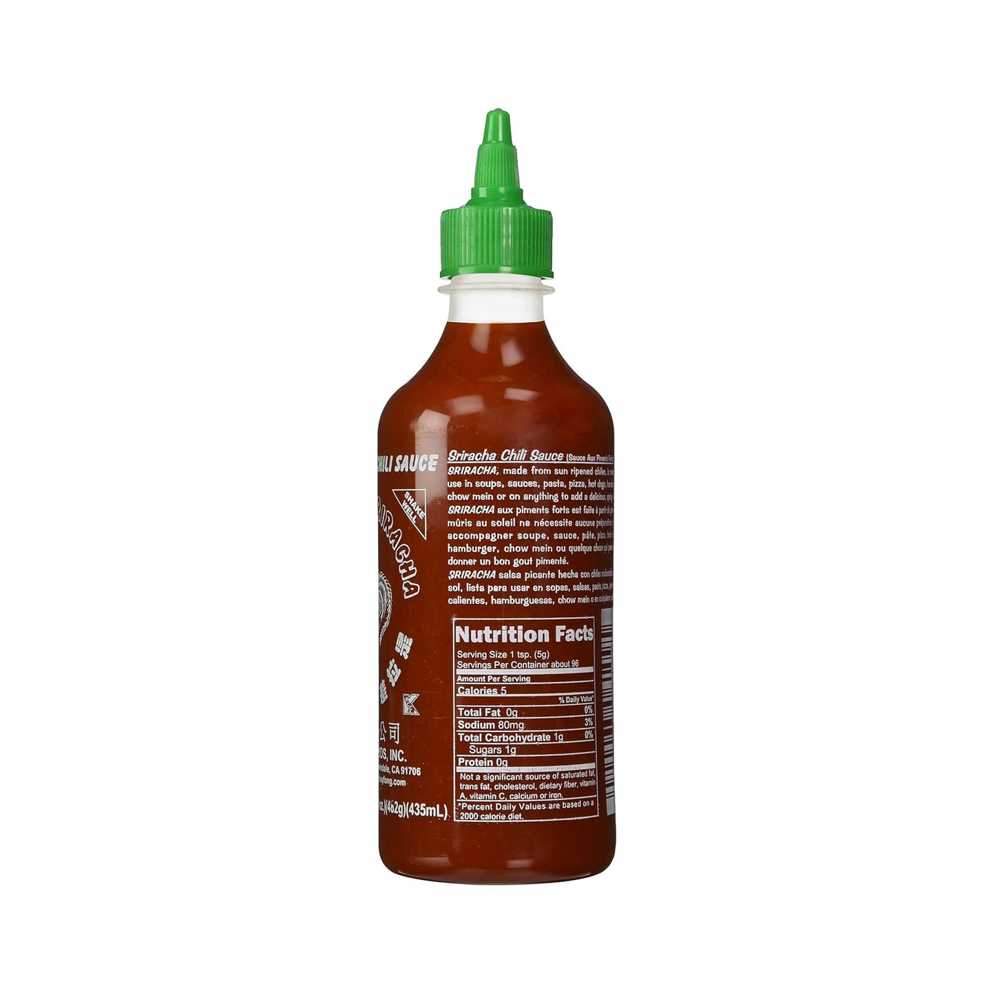 Huy Fong Sriracha Hot Chili Sauce – 482 g