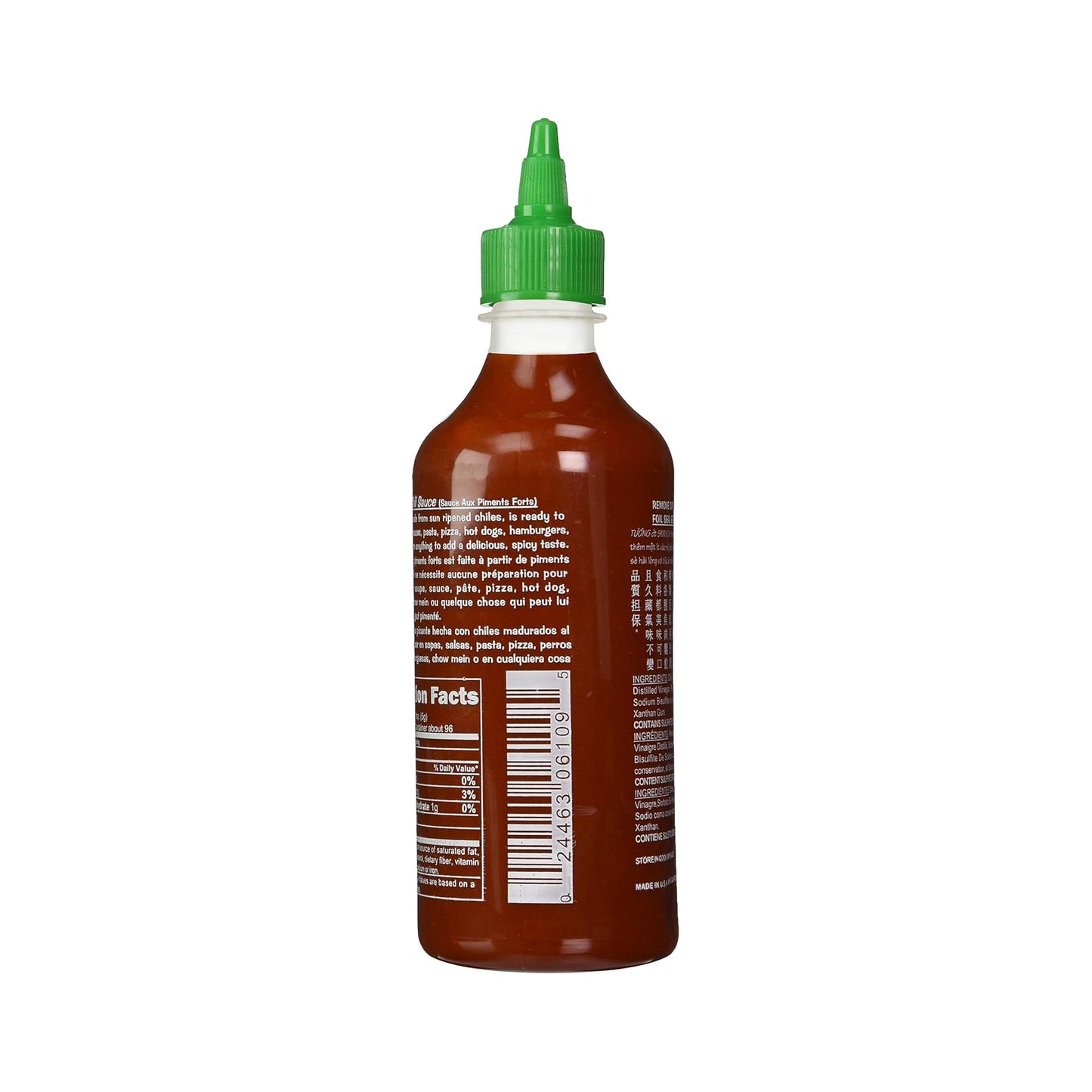 Huy Fong Sriracha Hot Chili Sauce – 482 g
