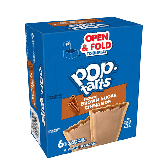 Kelloggs Pop Tarts Frosted Br Sugar Cinnamon – 100 g 6 ct