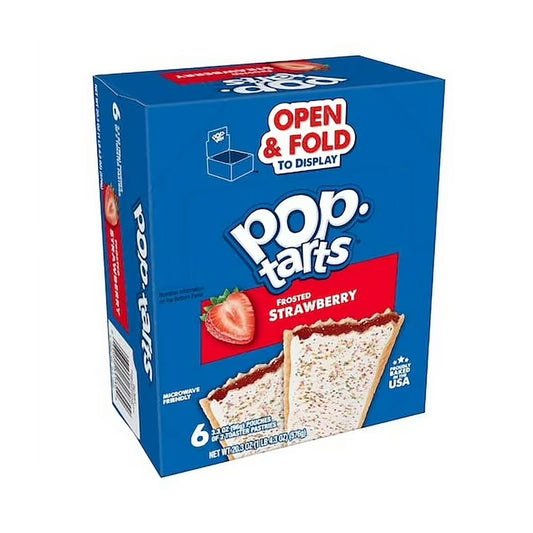 Kelloggs Pop Tarts Frosted Strawberry – 104 g 6 ct