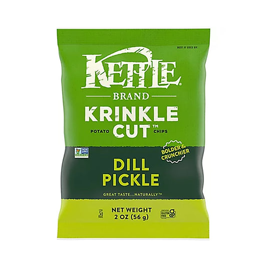 Kettle Potato Chip-Thick+Bold Dill Pickle – 56g