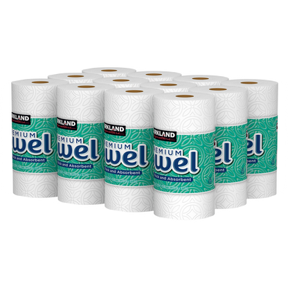 Kirkland Signature 2-Ply Paper Towels – 160 Sheets, 12 ct