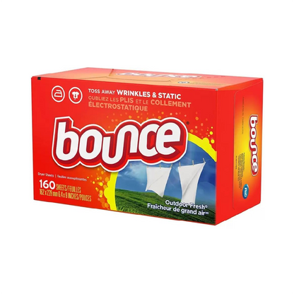 Bounce Dryer Softener Sheets, Outdoor Fresh Scent - 160 ct