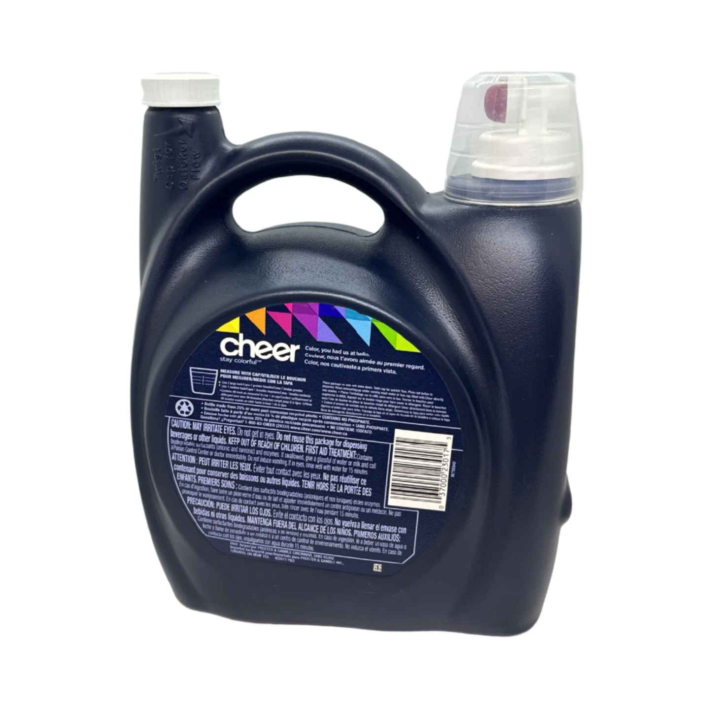 Cheer Stay Colorful Liquid Laundry Detergent, Fresh Clean Scent – 4.43 L