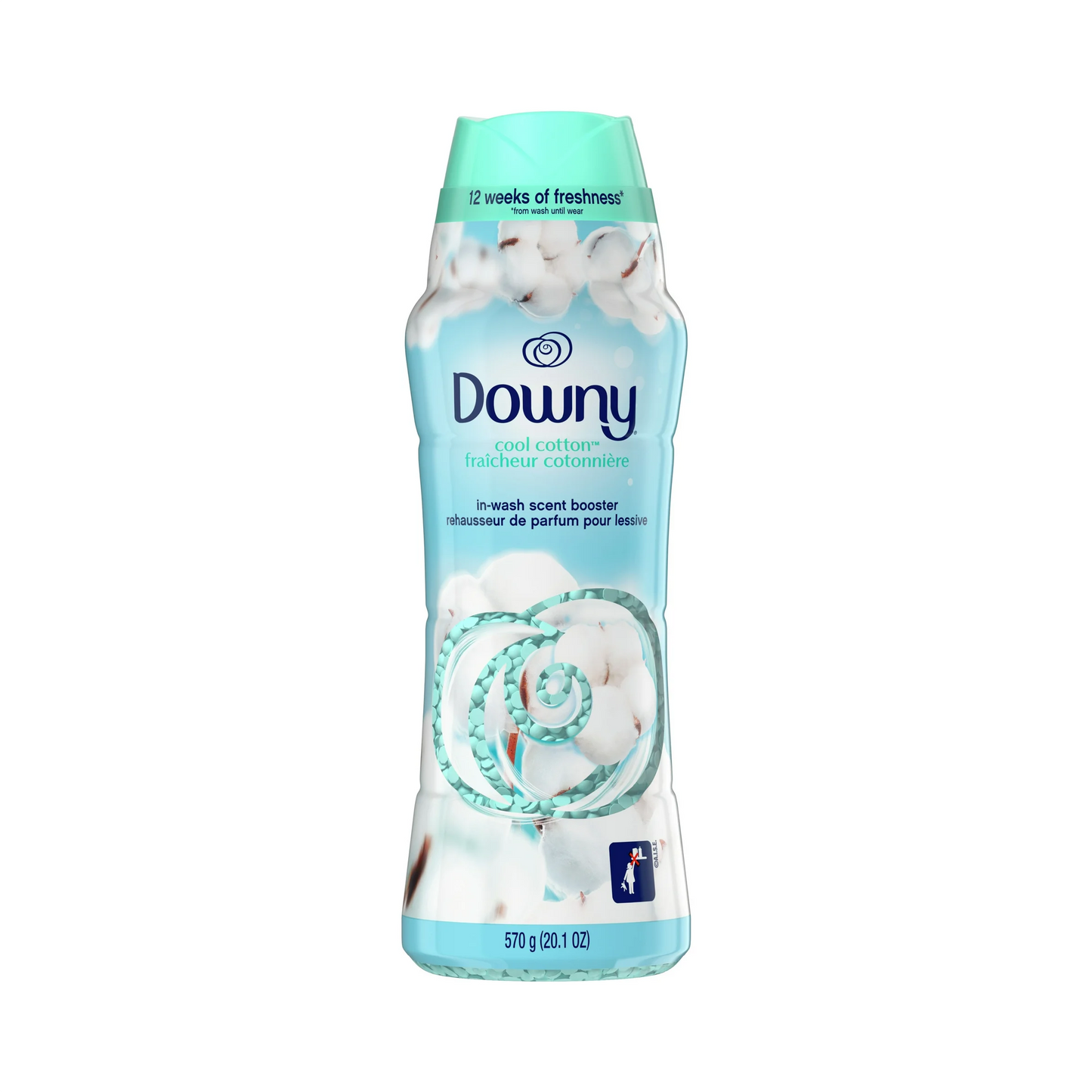 Downy In Wash Scent Booster Beads, Cool Cotton Scent – 570 g