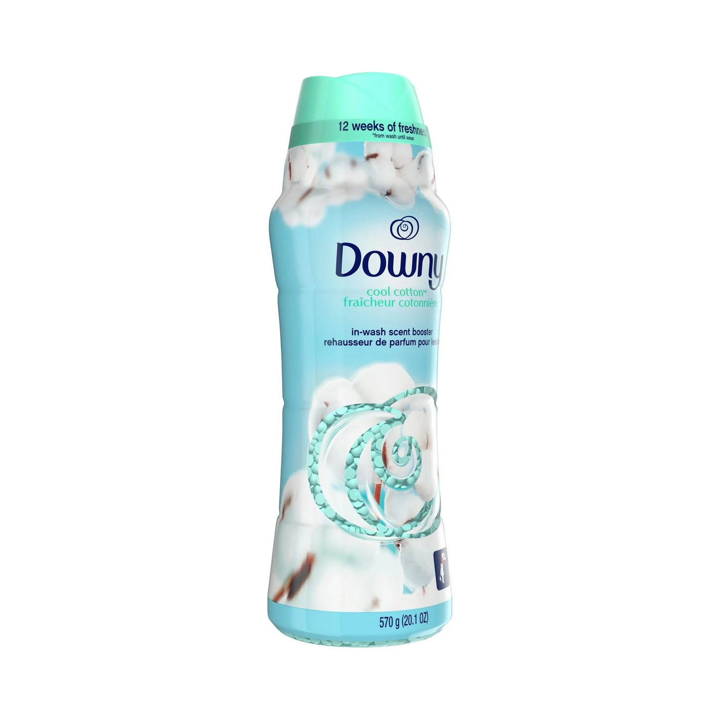 Downy In Wash Scent Booster Beads, Cool Cotton Scent – 570 g